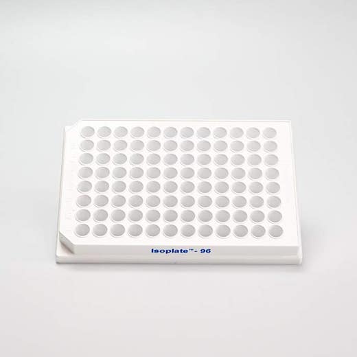 Isoplate-96 Microplate White Frame Clear Well image