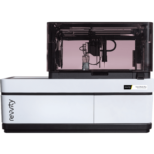 Opera Phenix Plus High-Content Screening system for fast response assays, phenotypic screening, and assays using complex cell models.