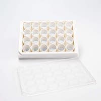 VisiPlate-24 TC, White 24-well Microplate with Clear Bottom, Sterile and Tissue Culture Treated