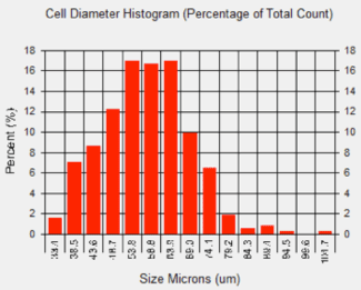 Cell Size Histogram