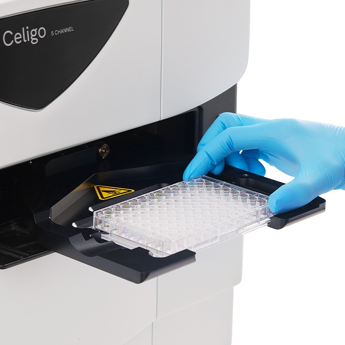 The Celigo image cytometer with a high-throughput plate