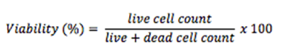 Counting Mammalian Cells Using a Hemocytometer Equation