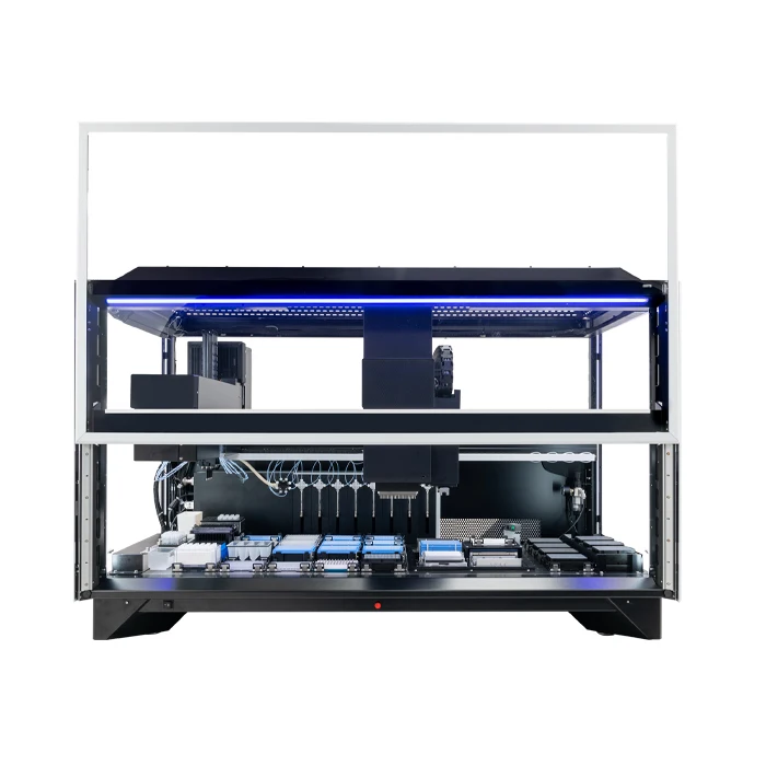 Fontus Liquid Handling Workstations, Two arms, 8-Tip Varispan and 96 or 384 Main Array, expanded size