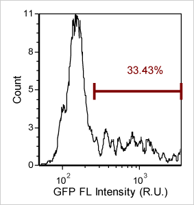 Quantify GFP expression using FCS Express Software