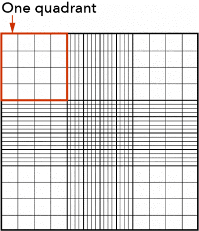 hemocytometer grid