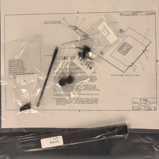 Field of View Mat Kit, IVIS Lumina