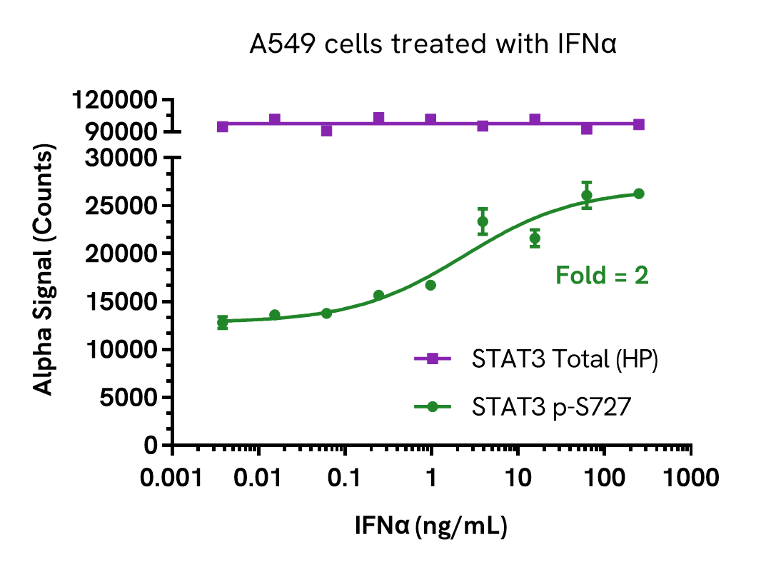Pharmacological Validation (Activation) of STAT3 Phospho (Ser727) assay