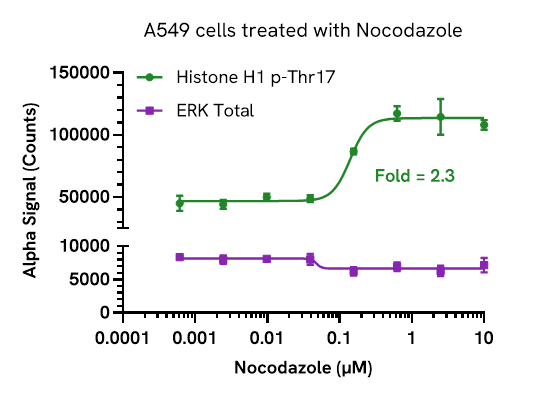 Pharmacological Validation (activator) of Histone H1 Phospho (Thr17) assay
