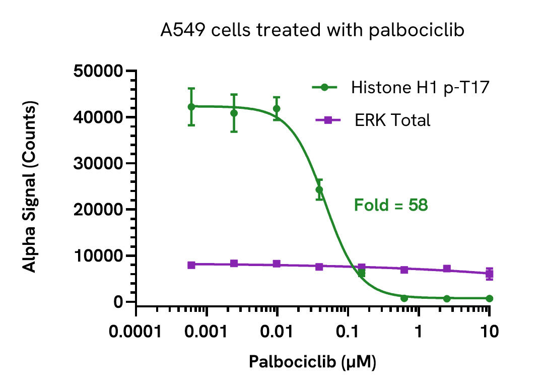 Pharmacological Validation (inhibitor) of Histone H1 Phospho (Thr17) assay