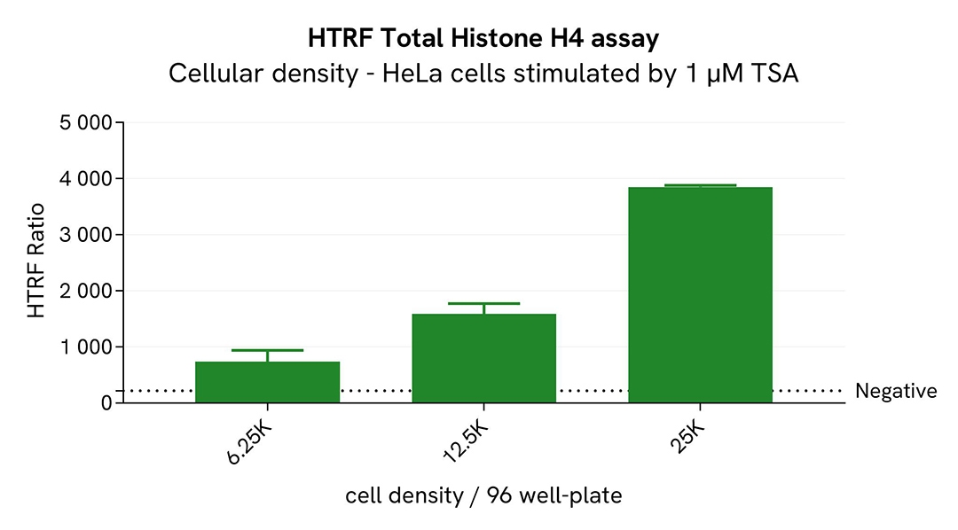 assay validation cellular density HeLa Total H4
