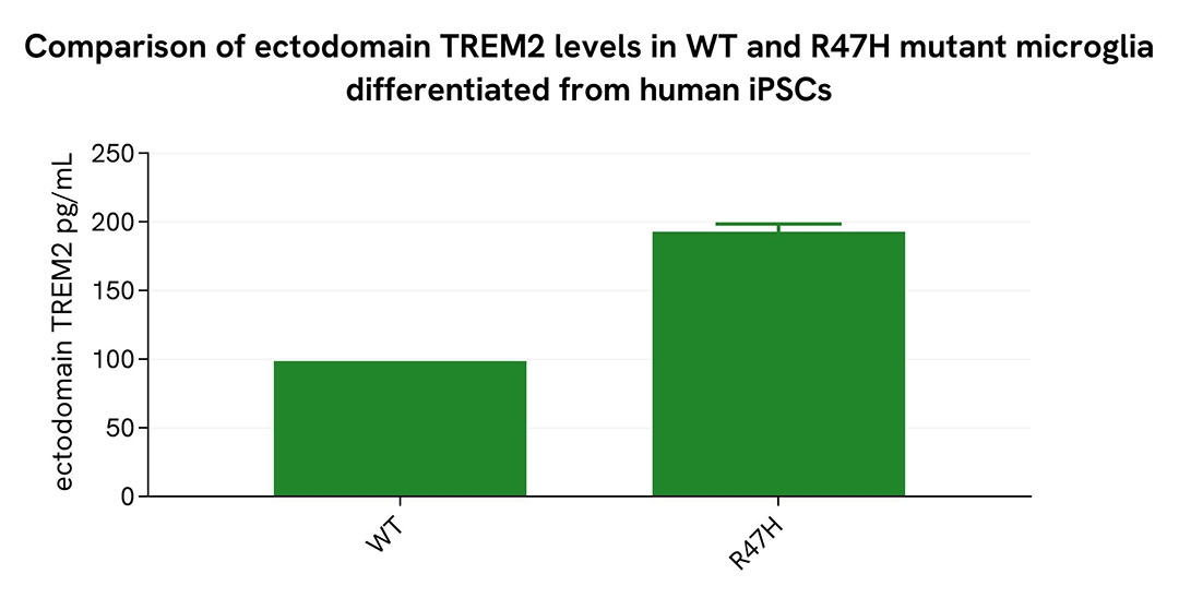 assay validation WT vs mutant TREM2 human iPSc soluble TREM2