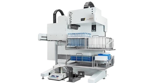 automated homogenizer workstation weighing homogenzing