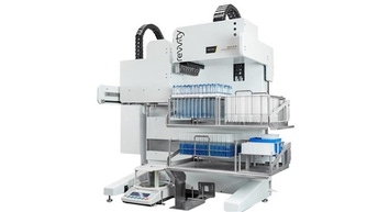 automated homogenizer workstation weighing homogenzing