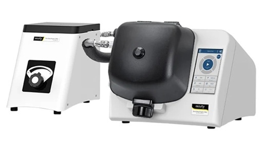 Bead mill homogenizer with cryo cooling accessory