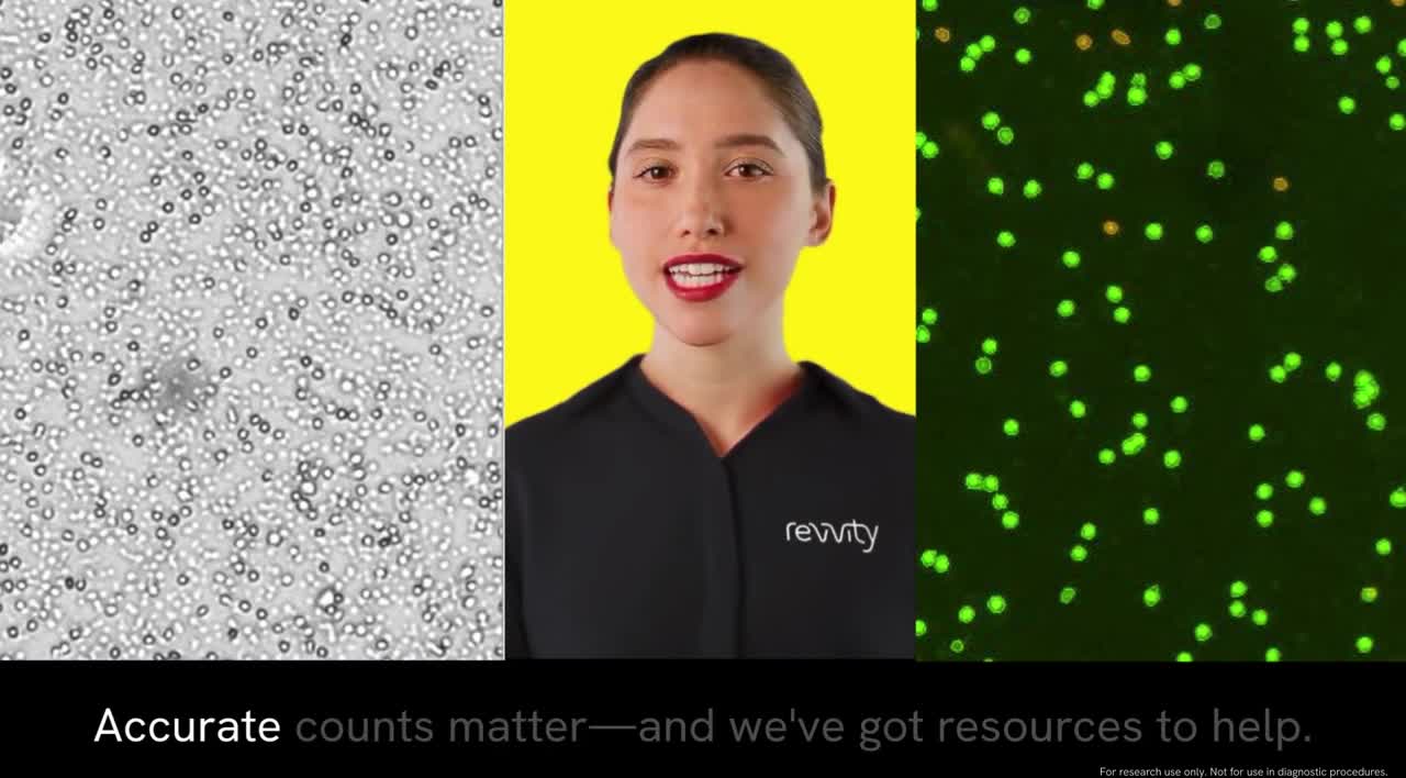 Cell counting using fluorescent dyes video thumbnail