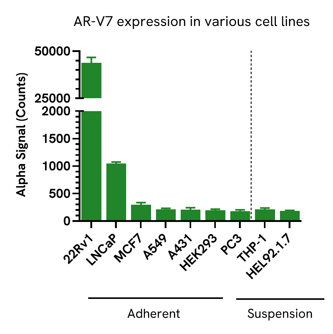 AR-V7 Total assay specificity