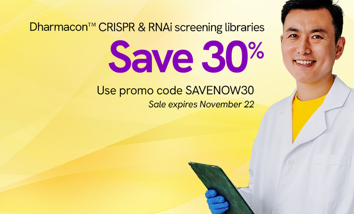 Special offer on Dharmacon™ libraries.