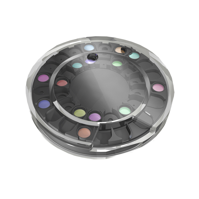 Dynamic rainbow filter exchanger