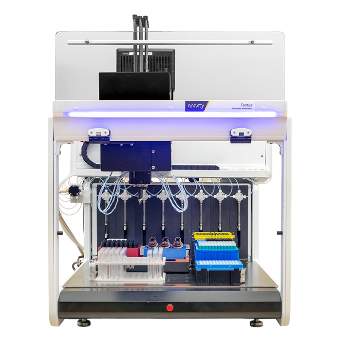 Revvity Fontus 8i Mini automated liquid handler supports enhanced sample prep.
