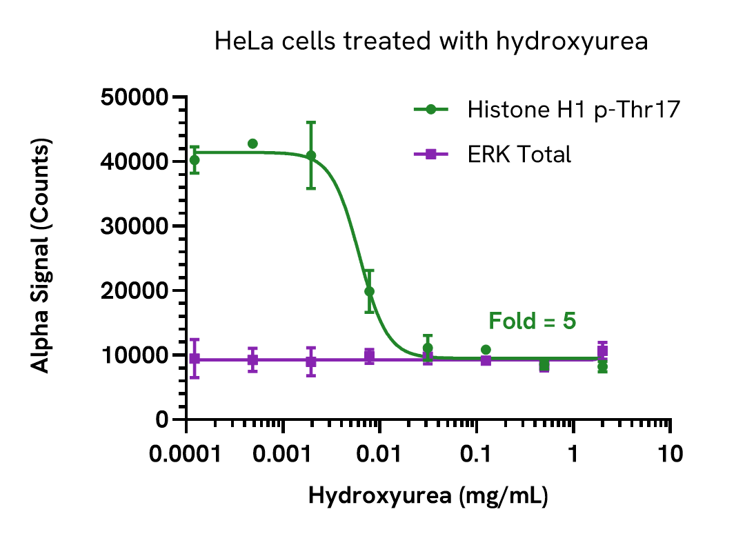 Pharmacological Validation (inhibitor) of Histone H1 Phospho (Thr17) assay