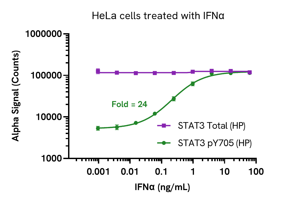 STAT3 Total (HP) assay validation - Activator