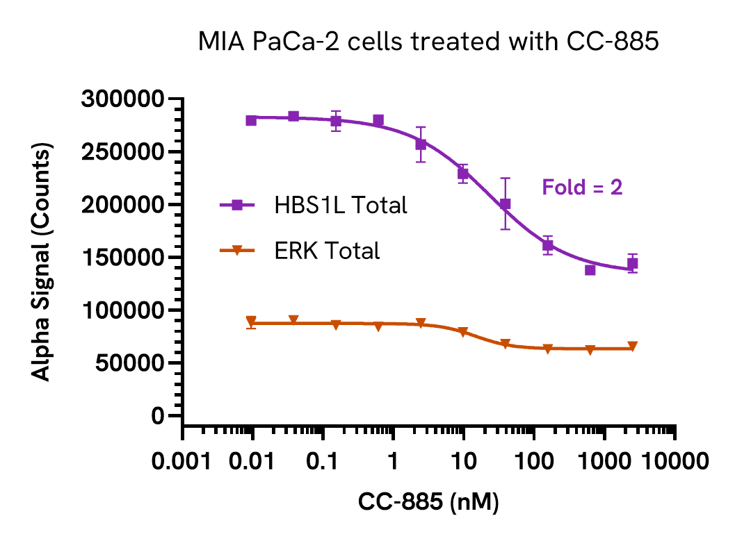 Assay Validation – CC-885 induced degradation