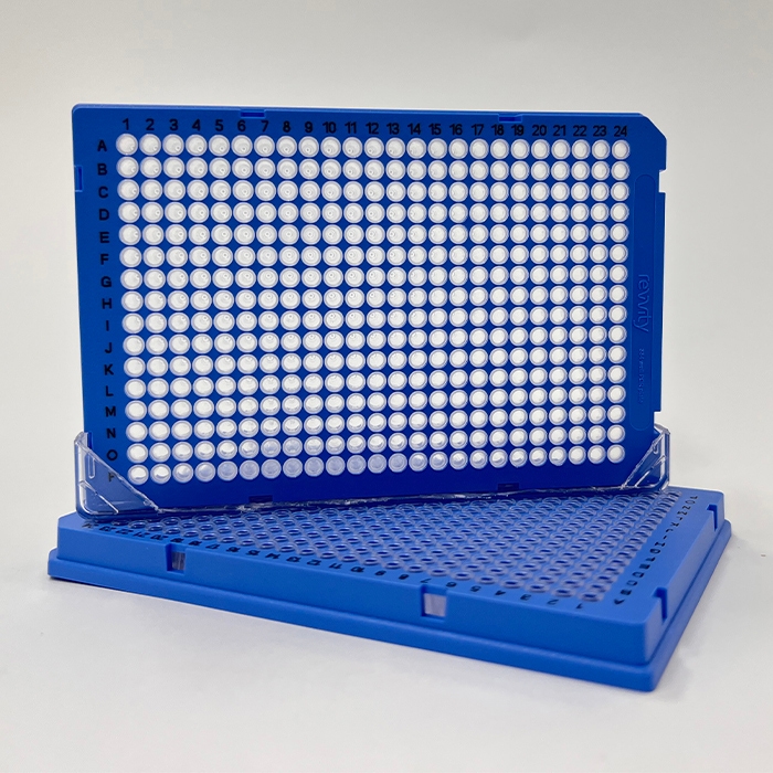 HardShell PCR Plate 384-well, blue-shell, clear wells, case of 50