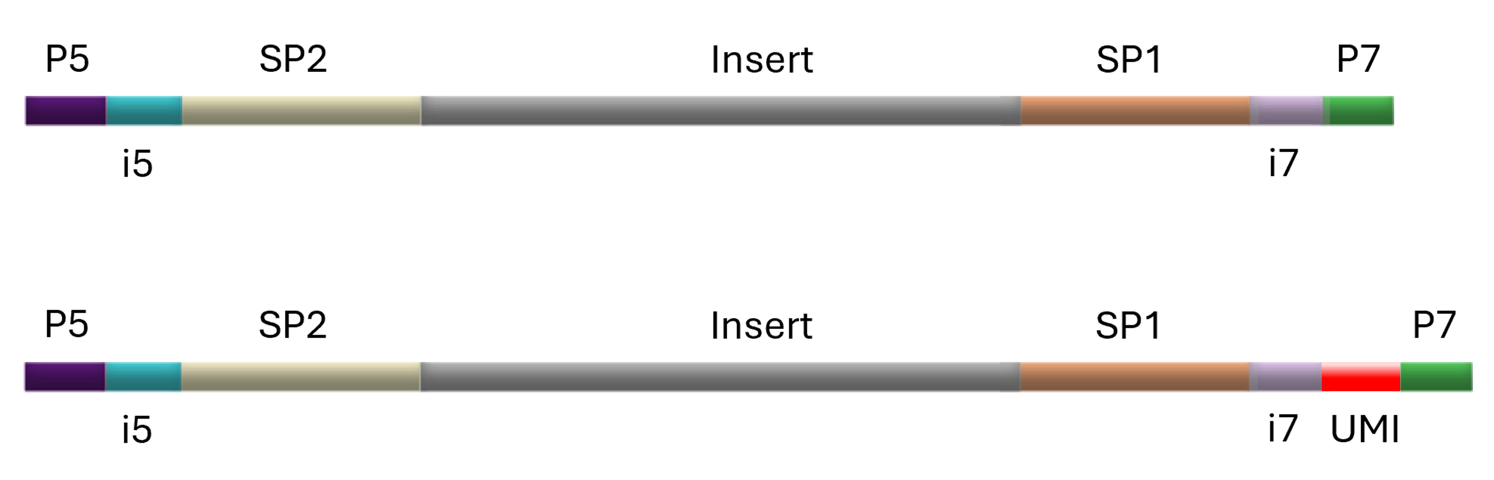 Nextflex UDI UMI barcode adapter structure