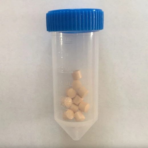 Bulk 1/4'' ceramic cylinders for homogenization, 300 g