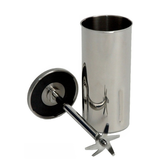 Stainless Steel Chamber Assembly with 2" Blade, 400 mL for Omni Mixers, Omni Macros, and Omni Macro-ES