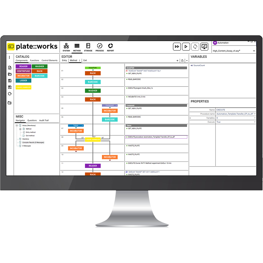 plate works screenshot in monitor