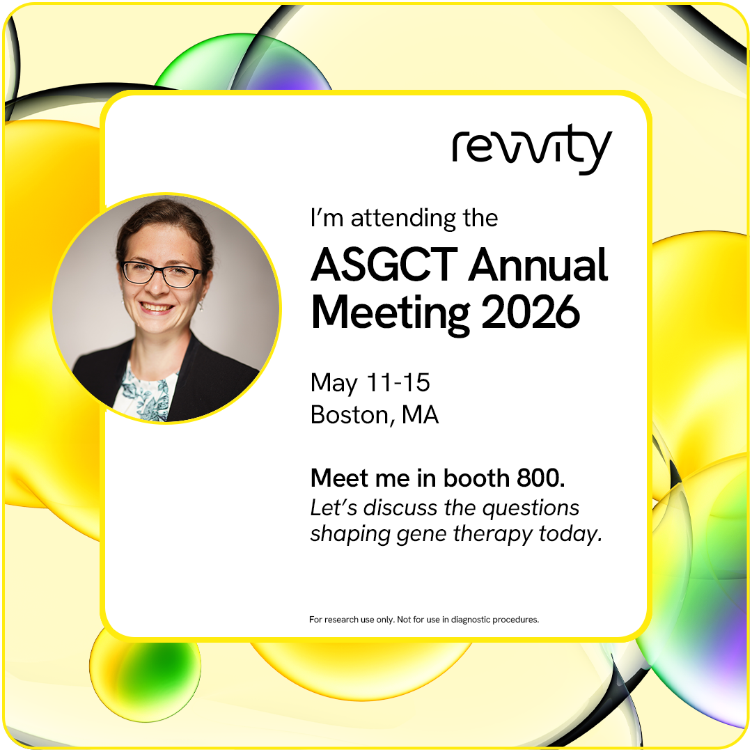 Revvity at ASGCT 2026 Meet our experts