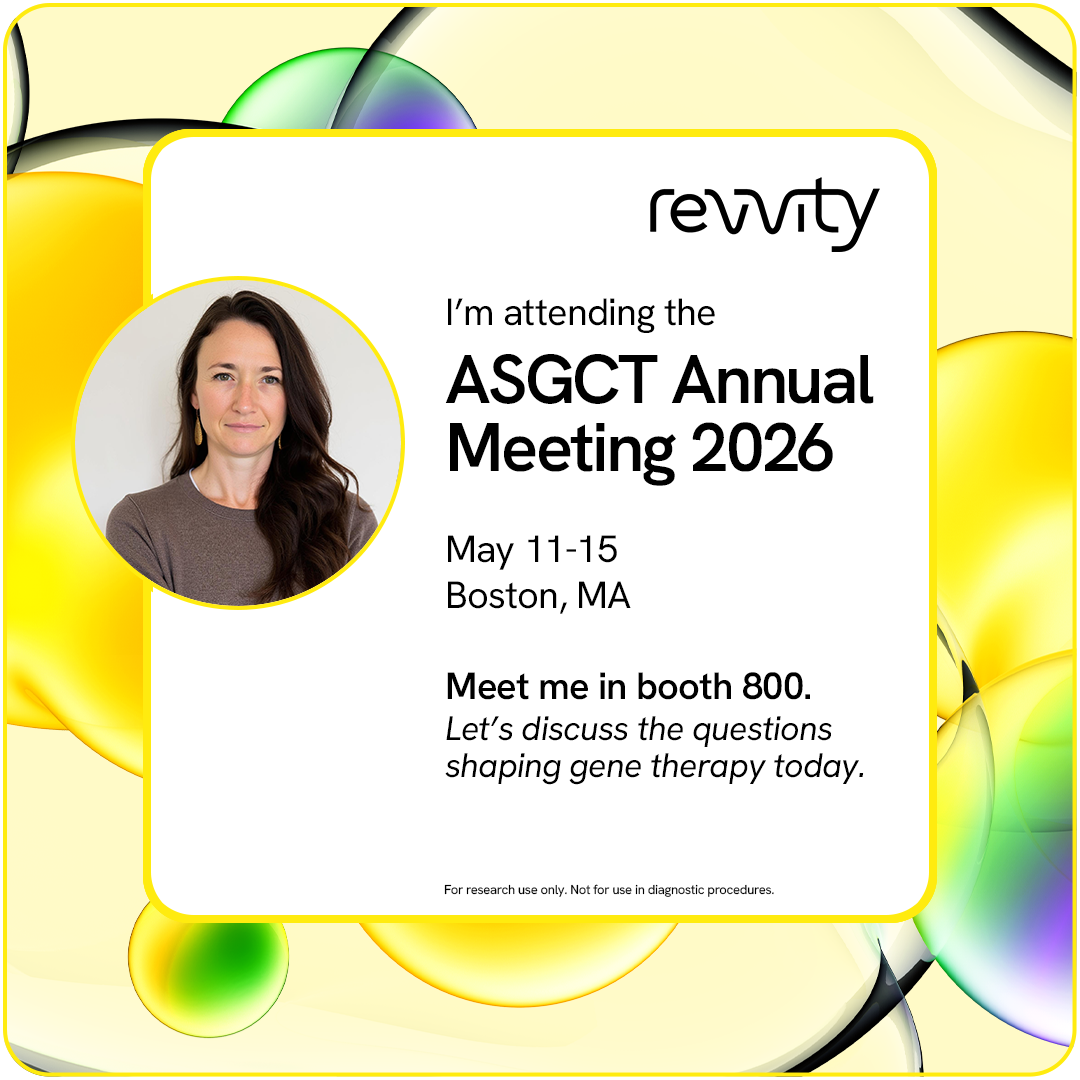 Revvity at ASGCT 2026 Meet our experts