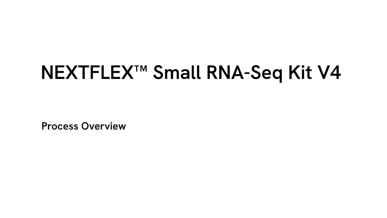 Small RNA Sequencing Library Prep Kits & Accessories video thumbnail