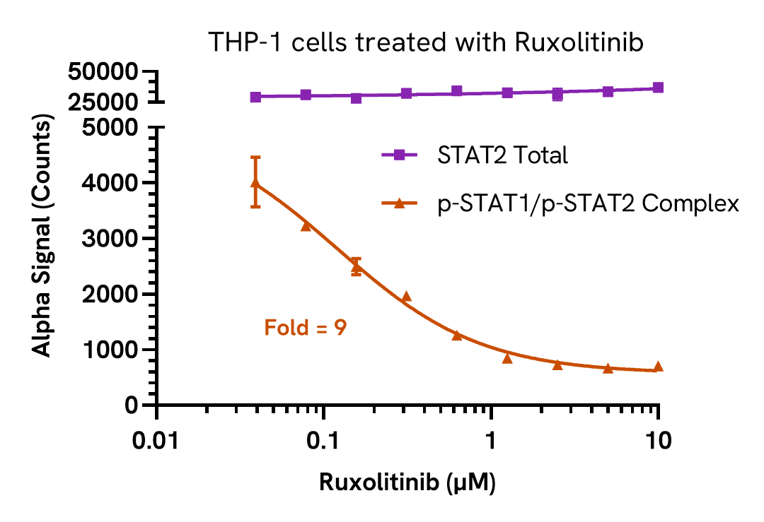 Pharmacological Validation (inhibitor) of Phospho STAT1/STAT2 complex