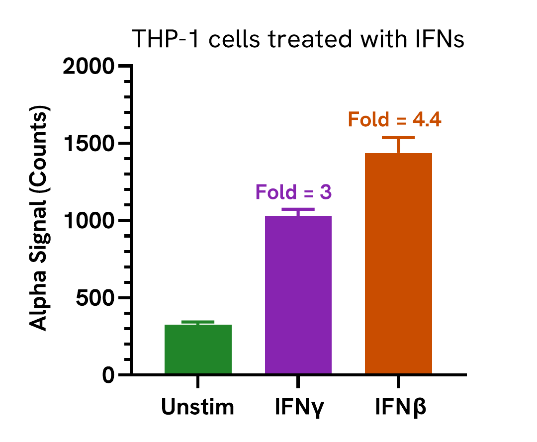 Pharmacological validation (activation) of STAT2/IRF9 Complex