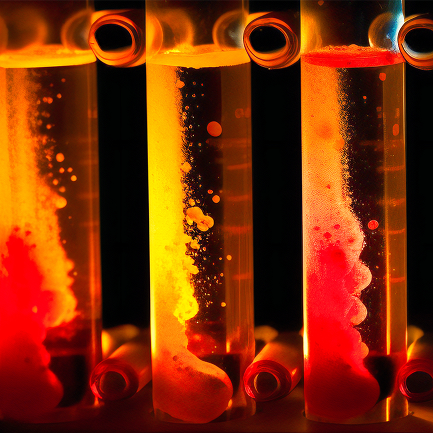 Sample separation by density using sample centrifugation in lab