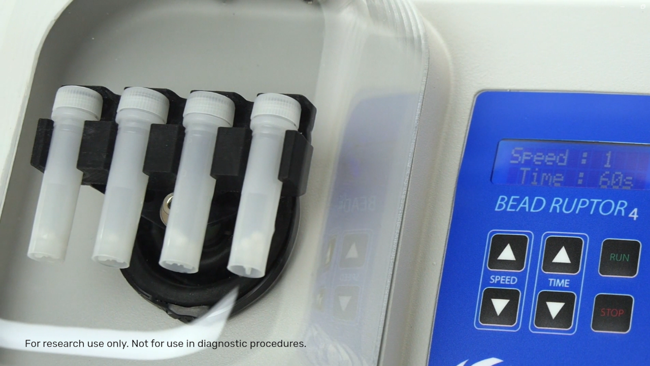Omni Bead Ruptor 4 bead mill homogenizer