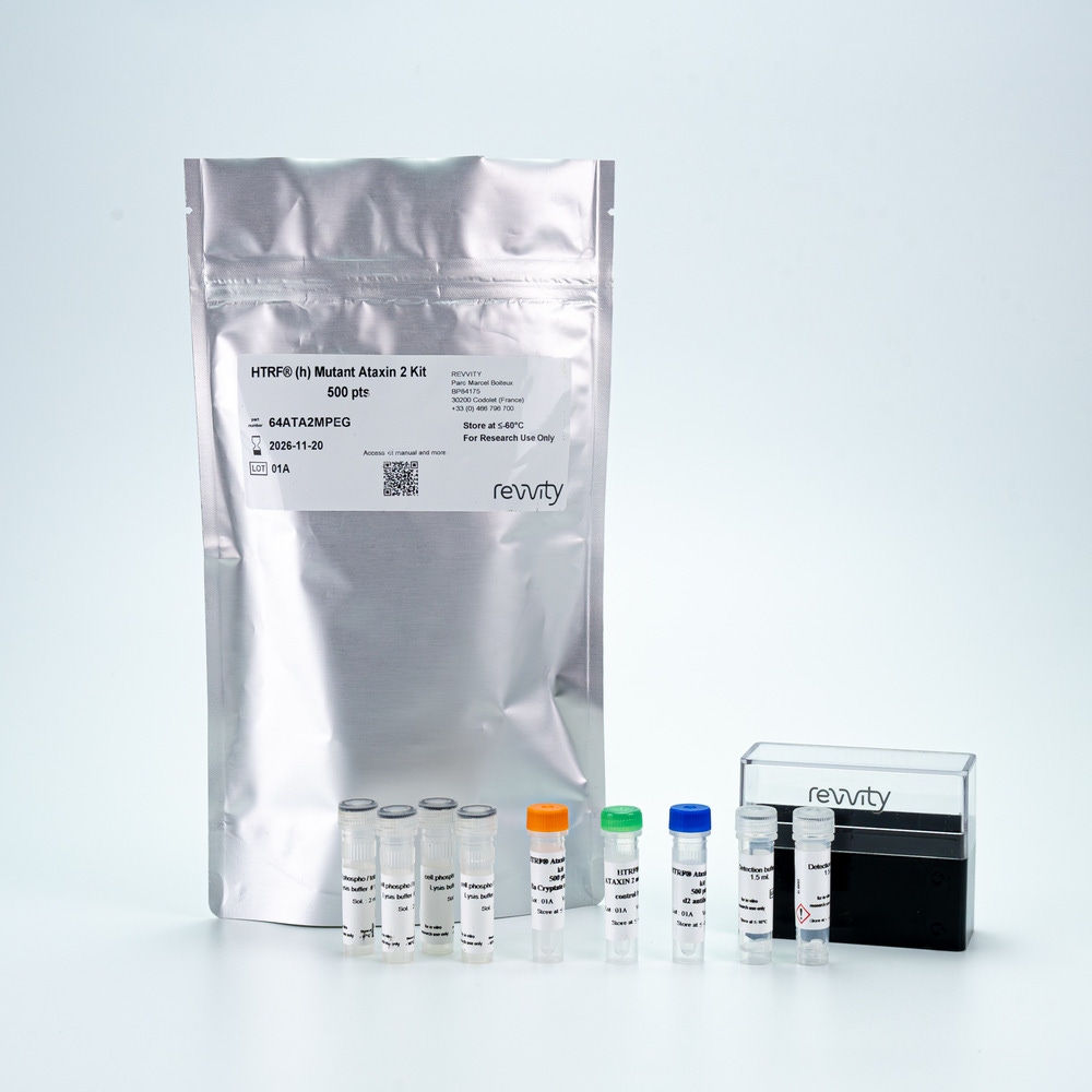 HTRF Human Ataxin 2 Mutant Detection Kit, 500 Assay Points | Revvity